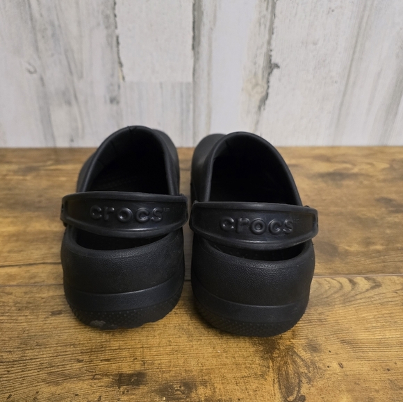 Crocs Classic Black shoes mens size 8 women's size 10 - Picture 3 of 7